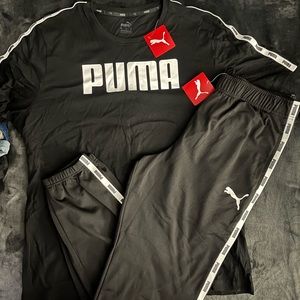 MEN PUMA SET BRAND NEW!!!! NEVER WORN /WITH TAGS !!!! SHIRT XL PANTS L